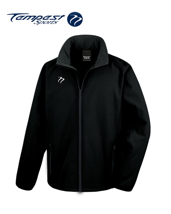 Umpire Black Soft Shell Jacket